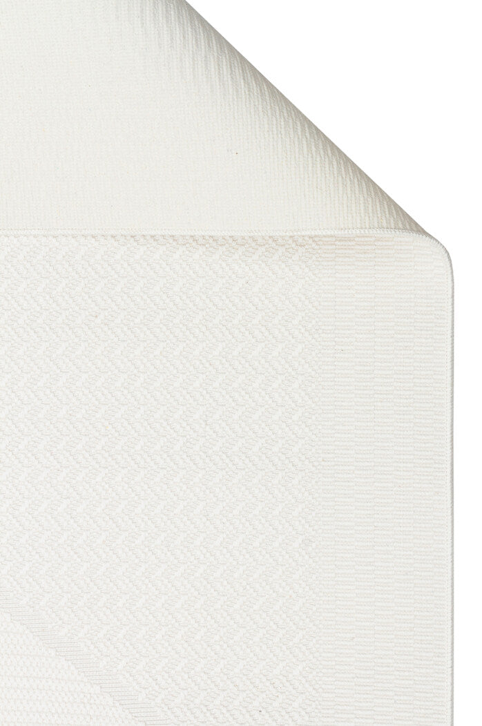 Mono MNO LUX 02 Beyaz -Yıkanabilir Kaymaz Kilim Halı